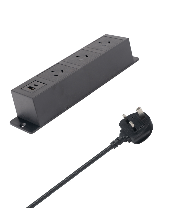Australian Standard 3-position plug + USB
