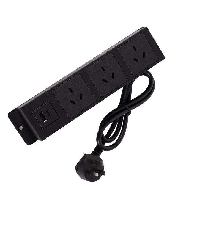 GB 2+3 Triple Plug + TYPE C Port